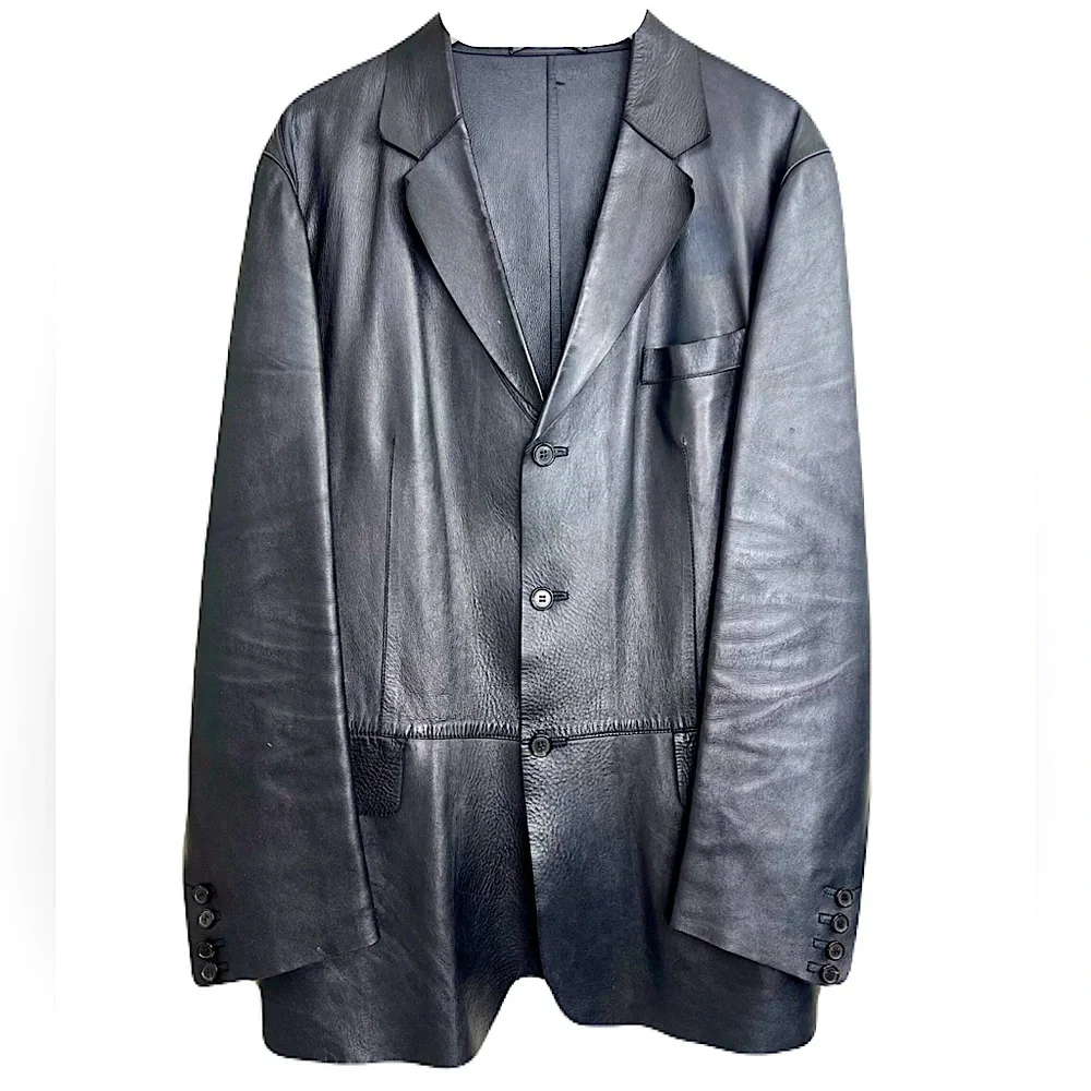 Gucci by Tom Ford leather blazer
